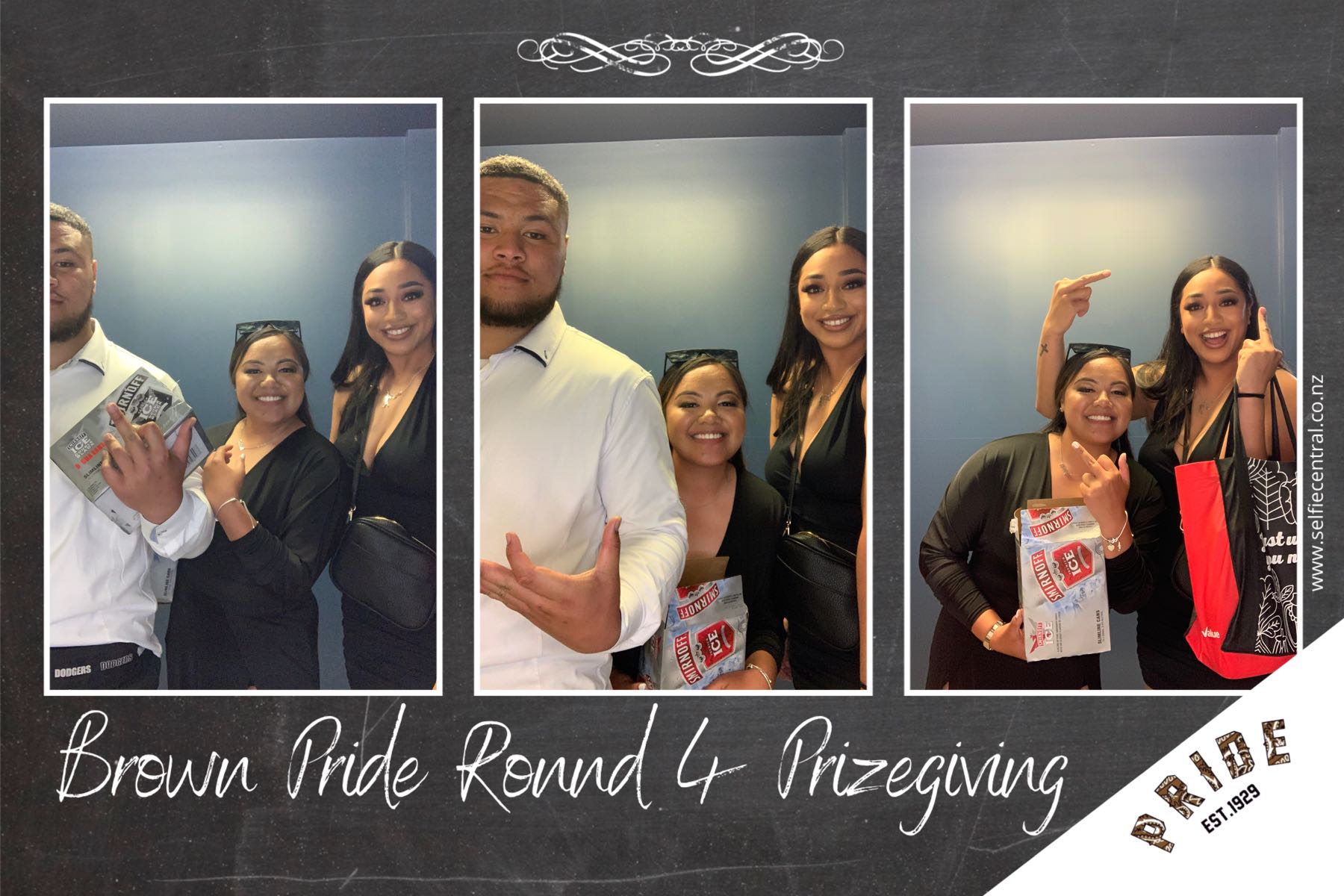 Brown Pride Round 4 Prize Giving | View more photos from the event at gallery.photobooth.co.nz/u/SelfieCentral/Brown-Pride-Round-4-Prize-Giving